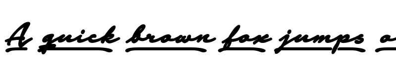 Preview of Notera 2 Underline PERSONAL USE Black font