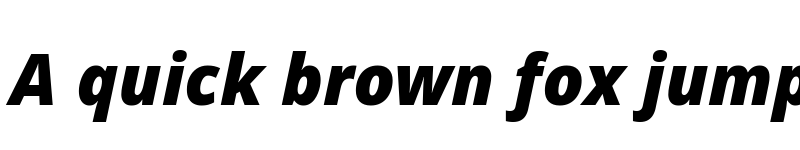 Preview of Noto Sans Black Italic font