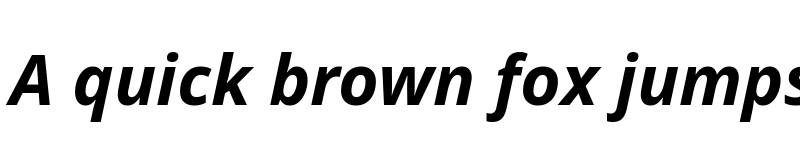 Preview of Noto Sans Bold Italic font