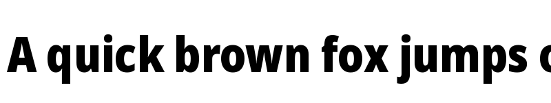 Preview of Noto Sans Condensed Black font