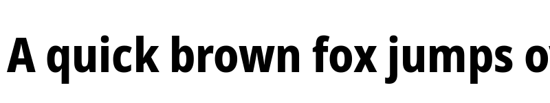 Preview of Noto Sans Condensed ExtraBold font