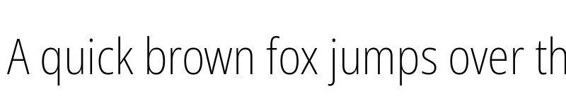 Preview of Noto Sans Condensed ExtraLight font