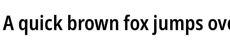 Preview of Noto Sans Condensed SemiBold font