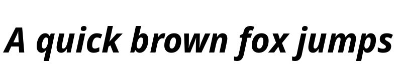 Preview of Noto Sans Display Bold Italic font