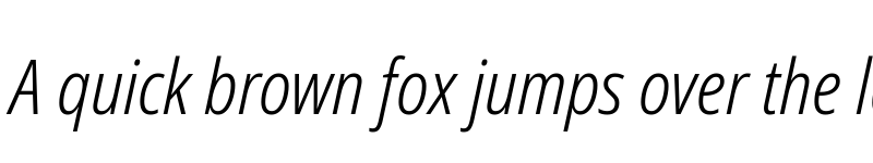 Preview of Noto Sans Display Condensed Light Italic font