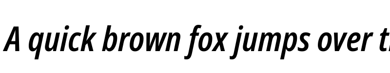 Preview of Noto Sans Display Condensed SemiBold Italic font