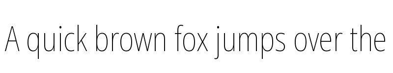 Preview of Noto Sans Display Condensed Thin font