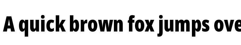 Preview of Noto Sans Display ExtraCondensed Black font