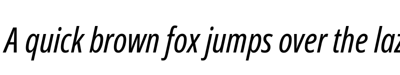 Preview of Noto Sans Display ExtraCondensed Italic font
