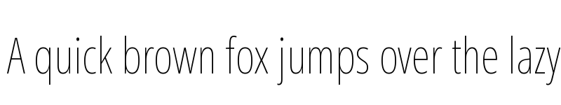 Preview of Noto Sans Display ExtraCondensed Thin font