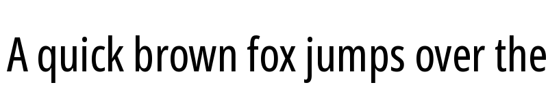 Preview of Noto Sans Display ExtraCondensed font