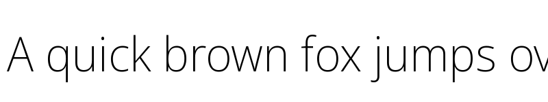 Preview of Noto Sans Display ExtraLight font