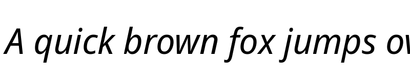 Preview of Noto Sans Display Italic font