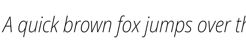Preview of Noto Sans Display SemiCondensed ExtraLight Italic font