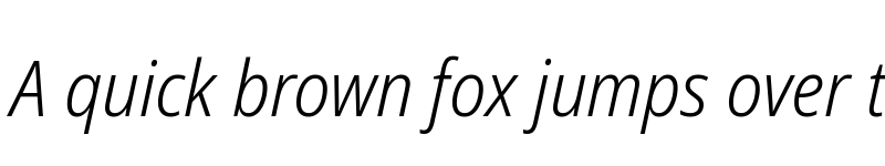 Preview of Noto Sans Display SemiCondensed Light Italic font
