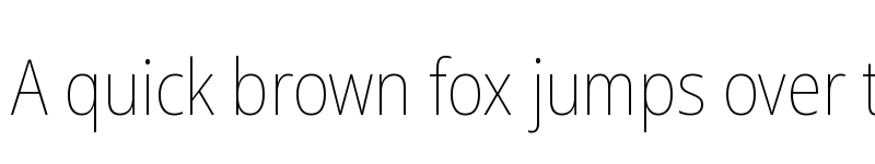 Preview of Noto Sans Display SemiCondensed Thin font