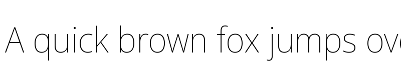 Preview of Noto Sans Display Thin font