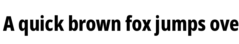 Preview of Noto Sans ExtraCondensed ExtraBold font