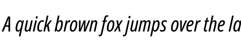 Preview of Noto Sans ExtraCondensed Italic font