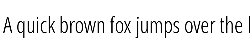 Preview of Noto Sans ExtraCondensed Light font