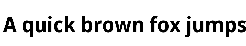 Preview of Noto Sans Georgian SemiCondensed Bold font