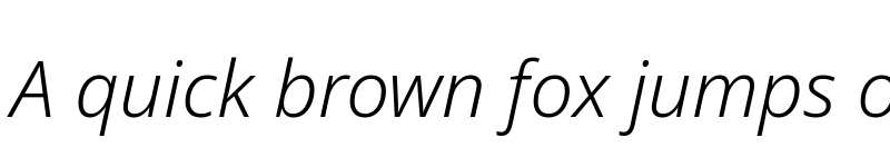 Preview of Noto Sans Light Italic font