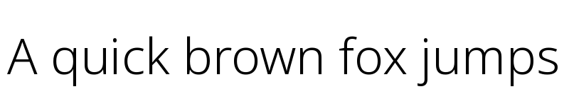 Preview of Noto Sans Light font