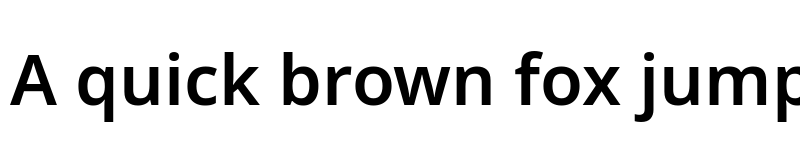 Preview of Noto Sans SemiBold font