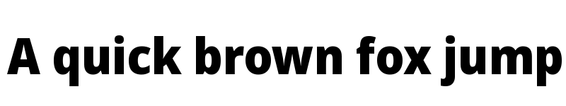 Preview of Noto Sans SemiCondensed Black font