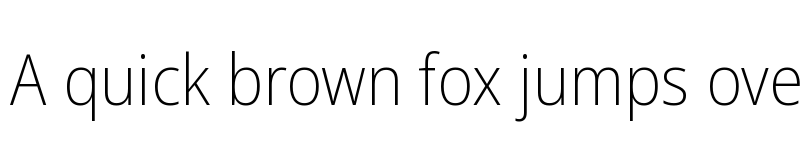 Preview of Noto Sans SemiCondensed ExtraLight font