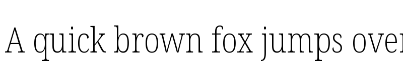 Preview of Noto Serif Condensed ExtraLight font