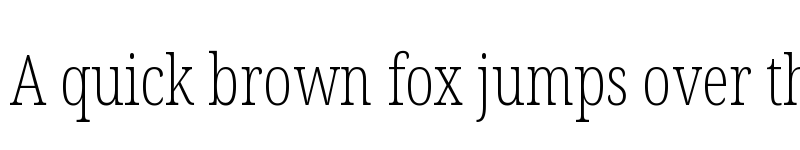Preview of Noto Serif ExtraCondensed ExtraLight font