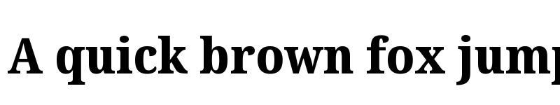 Preview of Noto Serif SemiCondensed ExtraBold font