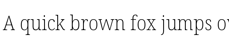 Preview of Noto Serif SemiCondensed ExtraLight font