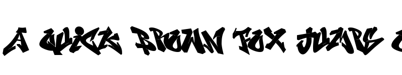 Preview of Notress Graffiti Regular font