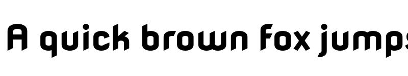 Preview of Nova Flat Bold font