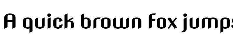 Preview of Nova Flat Slim Bold font