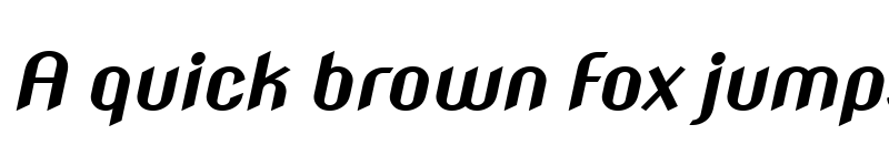 Preview of Nova Round Slim Bold Oblique font