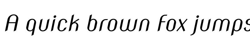 Preview of Nova Round Slim Book Oblique font