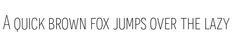 Preview of Novecento sans condensed UltraLight font