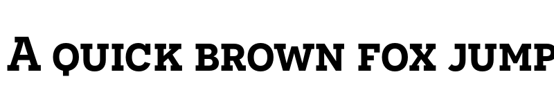 Preview of Novecento slab DemiBold font