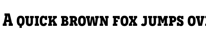 Preview of Novecento slab narrow Bold font