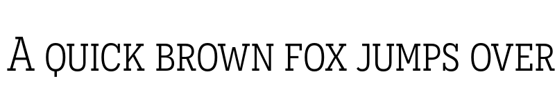 Preview of Novecento slab narrow Book font