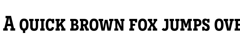 Preview of Novecento slab narrow DemiBold font