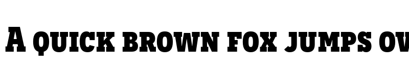 Preview of Novecento slab narrow UltraBold font