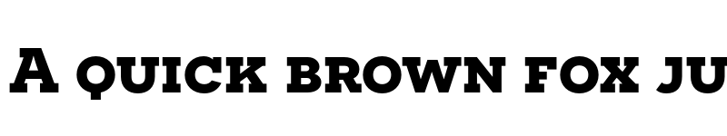 Preview of Novecento slab wide Bold font