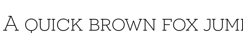 Preview of Novecento slab wide Light font