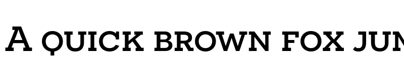 Preview of Novecento slab wide Medium font