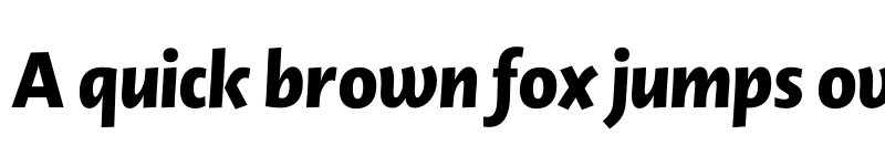 Preview of Novel Display Black It font