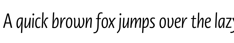 Preview of Novel Display Cmp Italic font